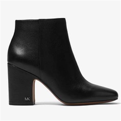 elaine leather bootie michael kors|MICHAEL Michael Kors Elaine Booties .